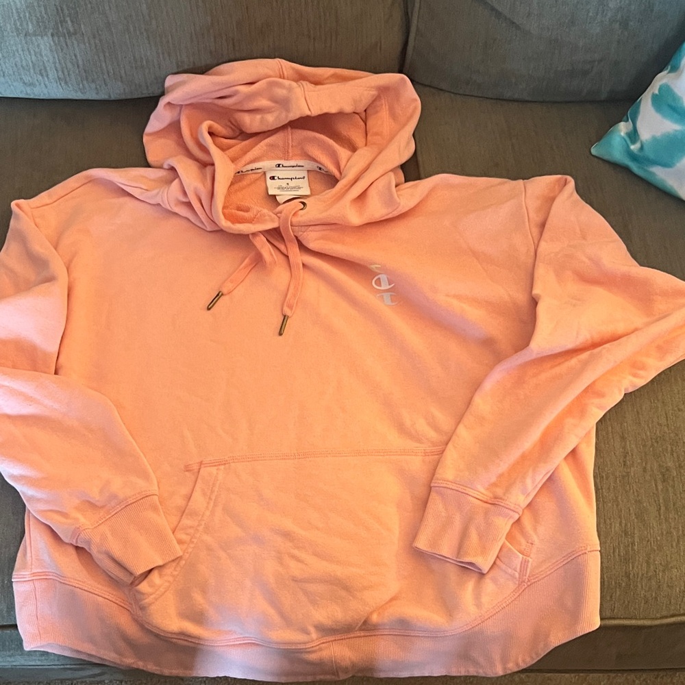 Champion Women's Peach Hoodie